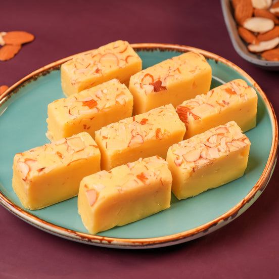 Badam Ice Cream Burfi
