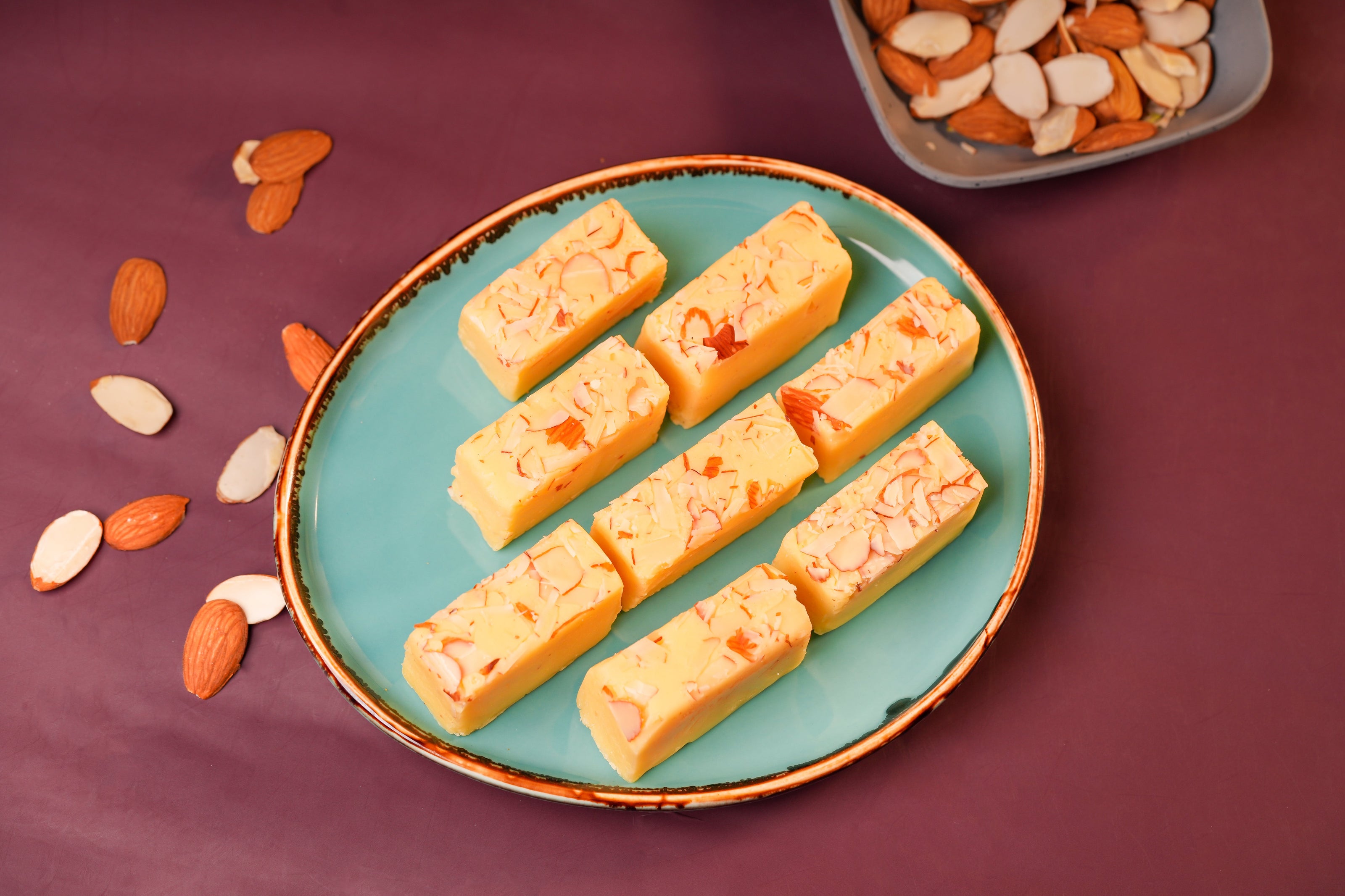 Badam Ice Cream Burfi