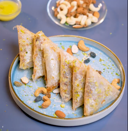 Dry Fruit Samosa Bellam Putharekulu