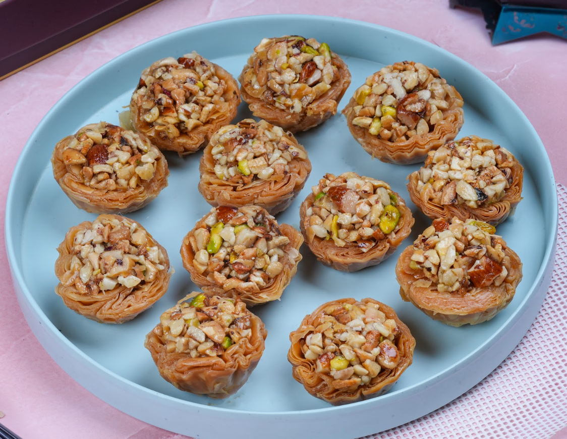 Dry Fruit Tart Baklawa